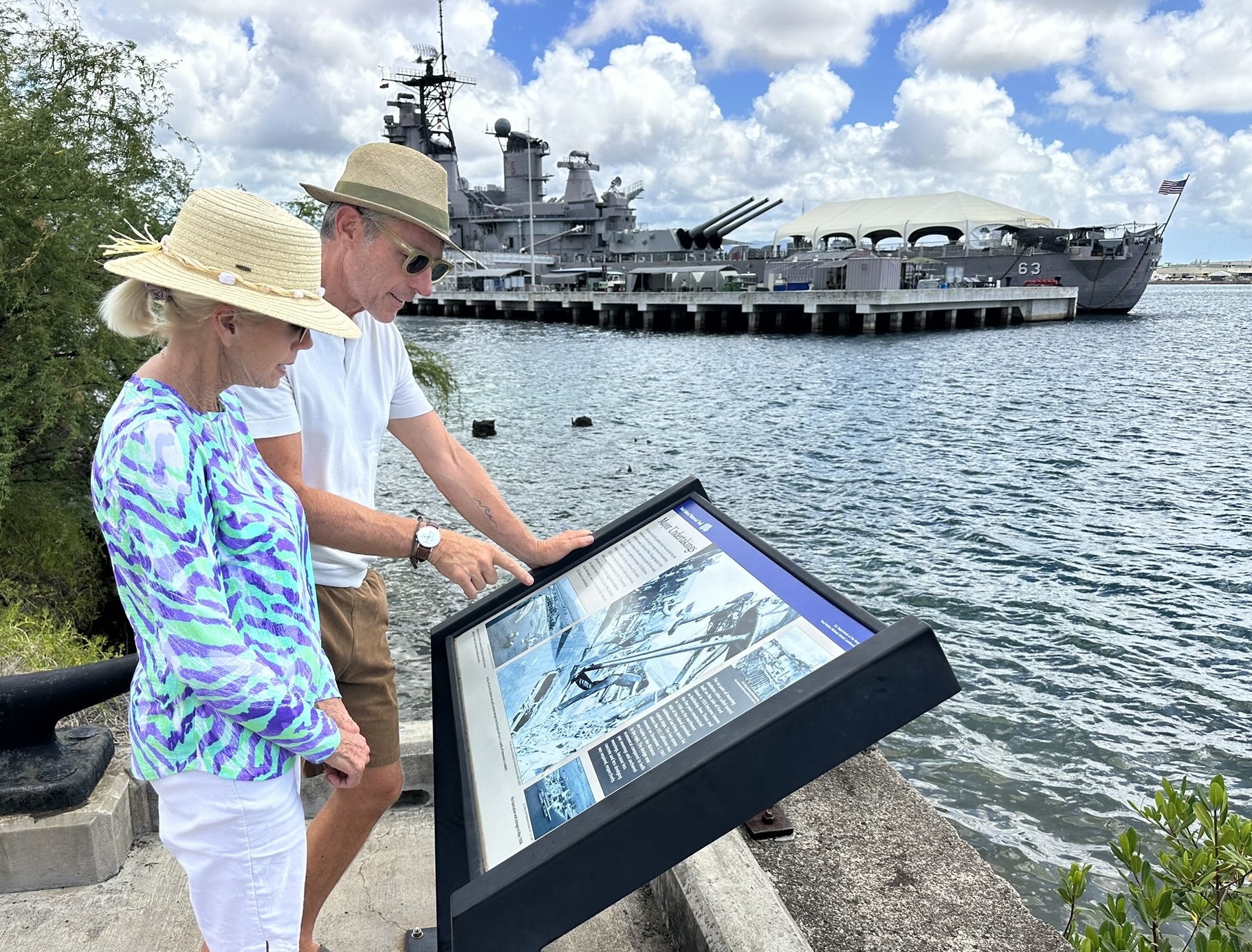 Guests at Pearl Harbor
